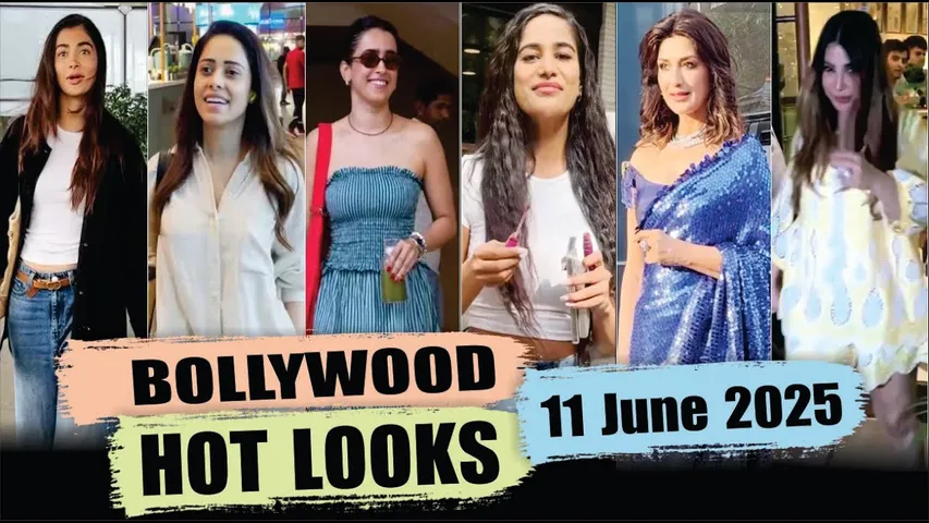 Bollywood Actress Hot Look | Pooja Hegde | Nushrratt Bharuccha | Sanya Malhotra | 11th June 2025