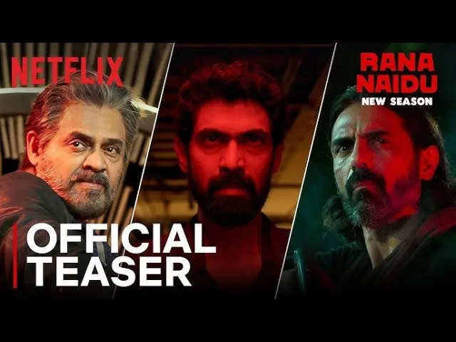 Rana Naidu Season 2 | Teaser | Rana Daggubati | Venkatesh Daggubati | Arjun Rampal | Netflix India