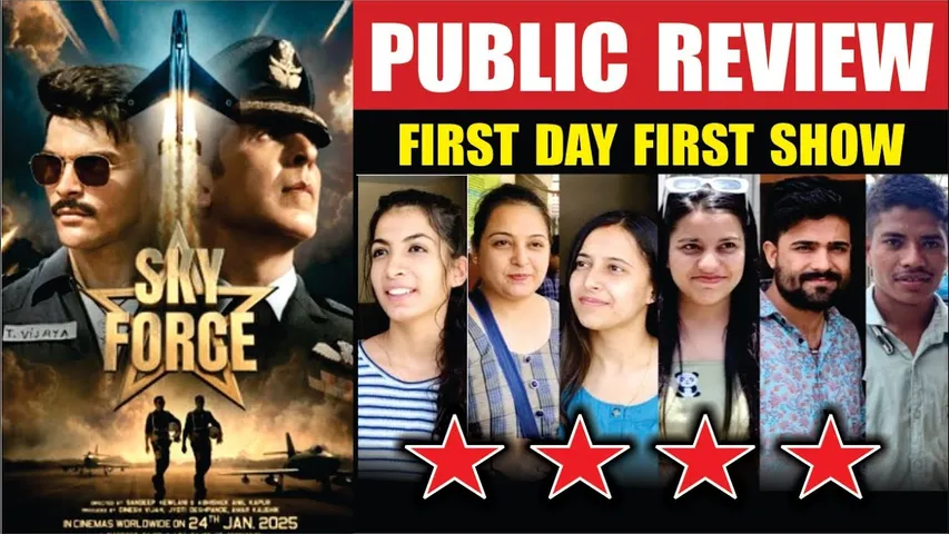 SKY FORCE PUBLIC REVIEW | Sky Force Movie First Show Public Review | Sky Force Movie Review