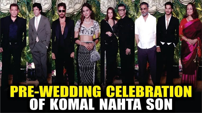 Salman Khan, Tiger Shroff, Suniel Shetty, Karan & More At Pre-wedding Celebration Of Komal Nahta Son
