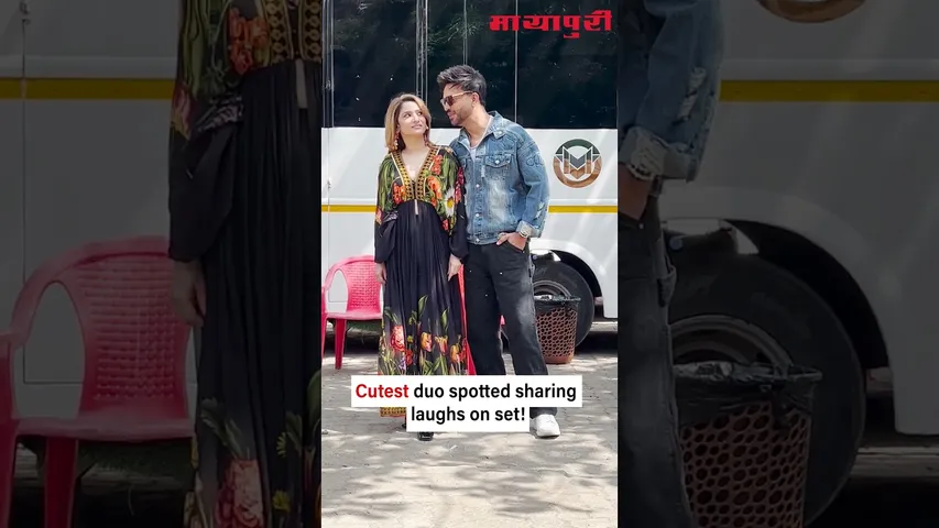 ​ ⁨ankitalokhande⁩   & VickyJain make the perfect team—both on and off set! 😍