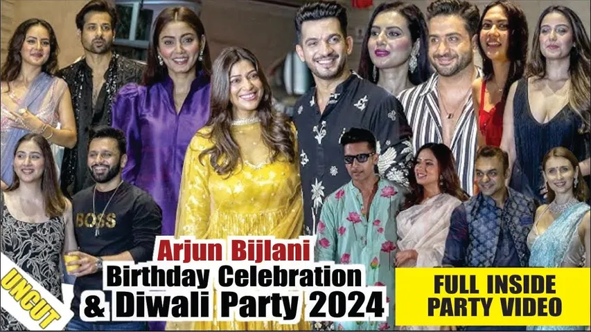 Arjun Bijlani Birthday Celebration & Diwali Party 2024 | Sana Makbul, Aly Goni, Ravi Dubey, Shargun