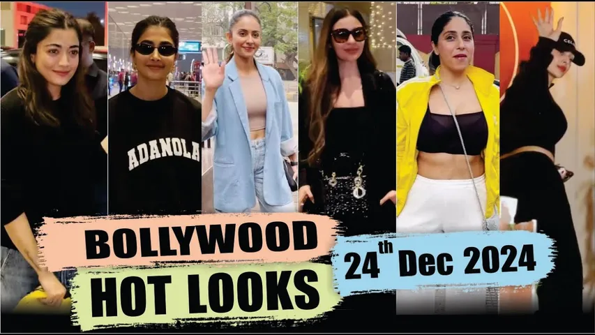 Bollywood Actress Hot Look | Rashmika Mandanna | Malaika Arora | Pooja Hegde | 24th Dec 2024 | 10 Pm