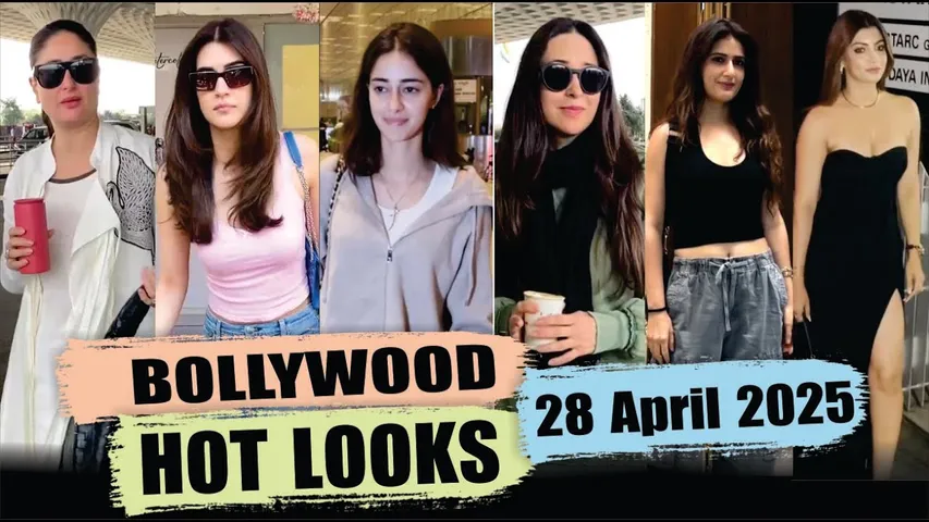 Bollywood Actress Hot Look | Kareena Kapoor | Kriti Sanon | Ananya Pandey | 28 April 2025 | 8 Pm