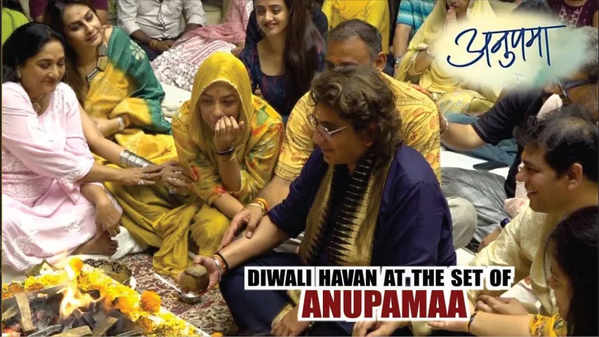 Anupamaa | On Location | DIWALI HAVAN AT THE SET OF ANUPAMAA | Rupali Ganguly | Rajan Shahi