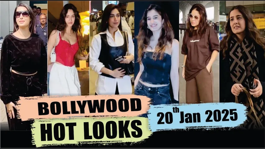 Bollywood Actress Hot Look | Bhumi Pednekar | Nora Fatehi | Disha Patani | 20th Jan 2025 | 10 Pm