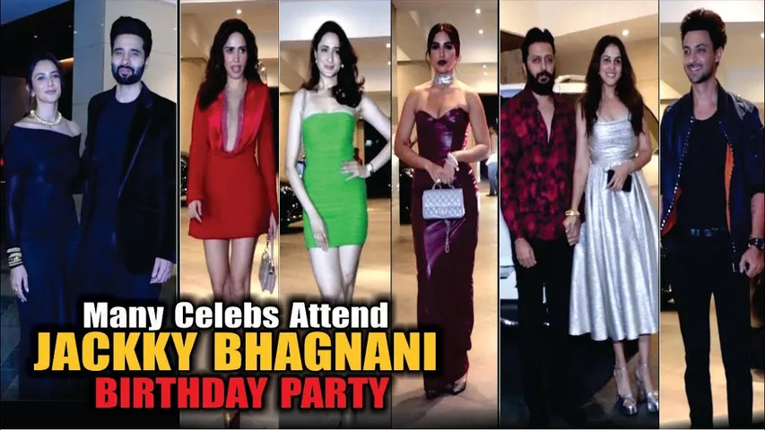 Jackky Bhagnani BIRTHDAY PARTY | Rietesh, Genelia, Kajal Agarwal, Nushrratt, Bhumi Pednekar, Ayush