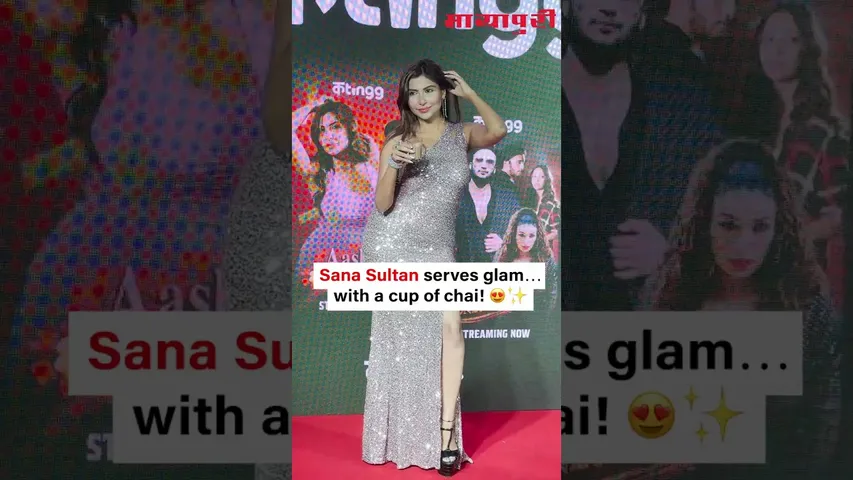 Sana Sultan brought sparkle, confidence, and a cup of chai to the launch of Kutingg’s latest shows! ☕✨
