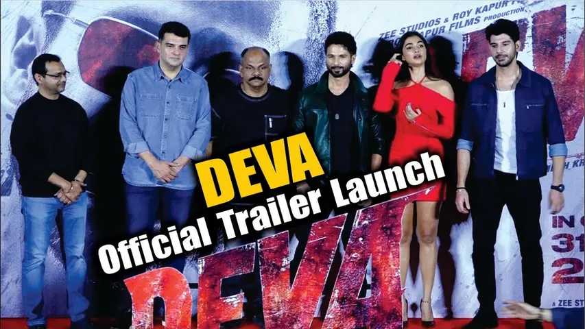 DEVA | Official Trailer Launch | Shahid Kapoor, Pooja Hegde, Pavail Gulati & Siddharth Roy Kapur