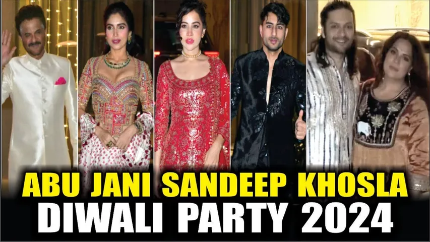 ABU JANI SANDEEP KHOSLA DIWALI PARTY 2024 | Anil Kapoor, Bhumi Pednekar, Ibrahim Ali , Urfi Javed