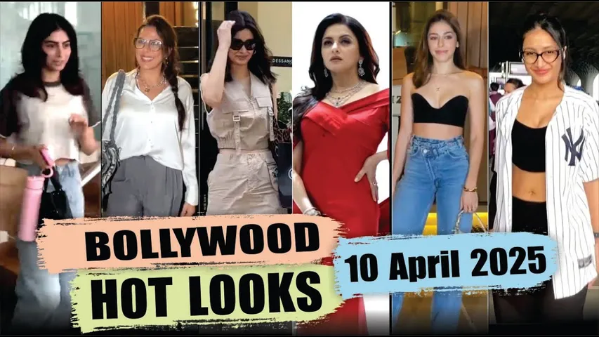 Bollywood Actress Hot Look | Khushi Kapoor | Alaya F | Diana Penty | Divyanka | 10 April 2025 |10 Pm