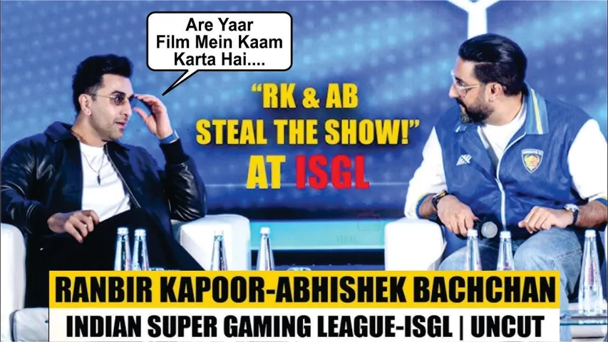 Ranbir Kapoor & Abhishek Bachchan at Grand Launch of Indian Super Gaming League | Ranbir Kapoor