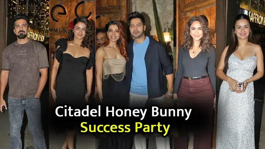 Citadel Honey Bunny Series Success Party I Varun Dhawan I Samantha I Raj & DK, Wamiqa, Nimrat,Mrunal