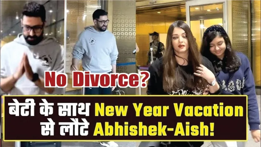 Abhishek-Aishwarya Silence Divorce Rumours Again as They Return from New Year Holiday with Aaradhya