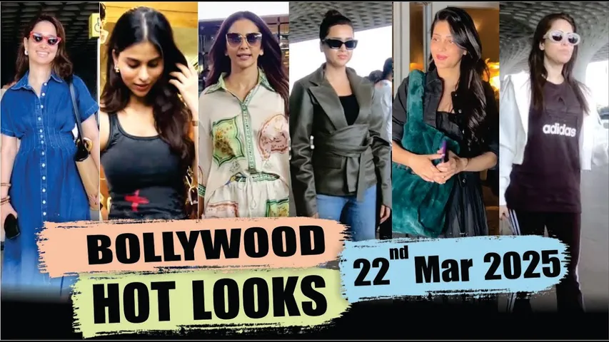 Bollywood Actress Hot Look | Tamannaah Bhatia | Suhana Khan | Tejasswi Prakash | 22 Mar 2025 | 10 Pm