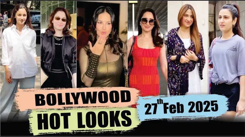Bollywood Actress Hot Look | Alia Bhatt | Tamannaah Bhatia | Sunny Leone | 27th Feb 2025 | 10 Pm
