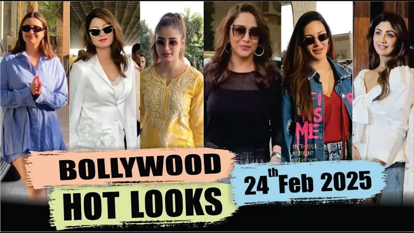 Bollywood Actress Hot Look | Parineeti Chopra | Urvashi Rautela | Madhuri Dixit | 24 Feb 2025 |10 Pm
