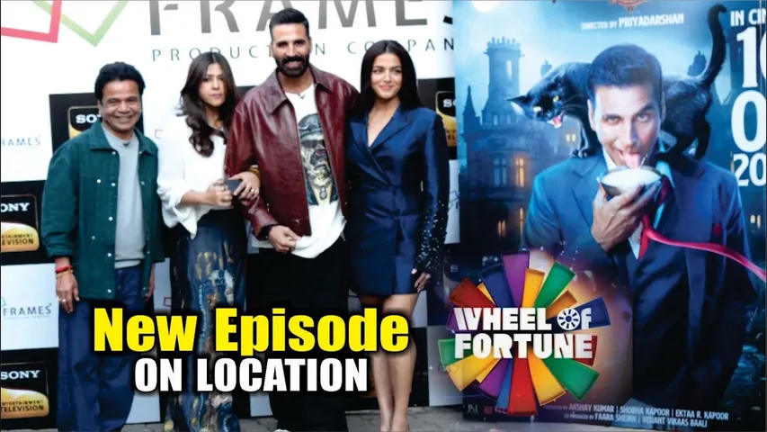 WHEEL OF FORTUNE | On Location | Akshay Kumar, Wamiqa Gabbi, Rajpal Yadav &  Ekta | Bhooth Bangla