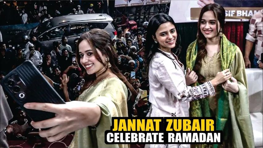Jannat Zubair Fans Go CRAZY for Celebrate Ramadan With Asif & Saher Bhamla | Jannat Zubair | Ramadan