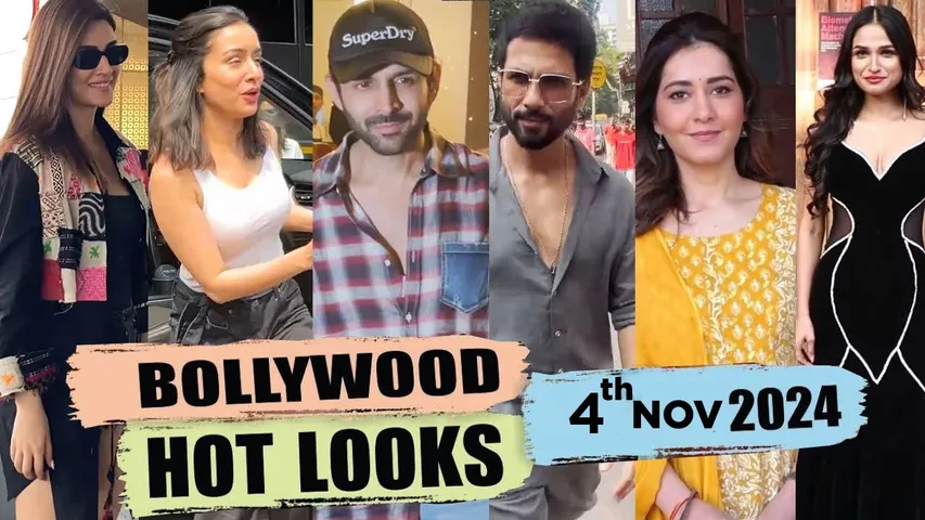 Bollywood Actress Hot Look | Kriti sanon | Shraddha kapoor | Kartik Aaryan | 4th Nov 2024 | 10 Pm
