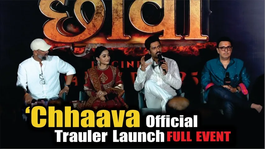 Chhaava | Official Trailer launch | VICKY KAUSHAL, RASHMIKA MANDANA, DINESH VIJAN & LAXMAN UTEKAR
