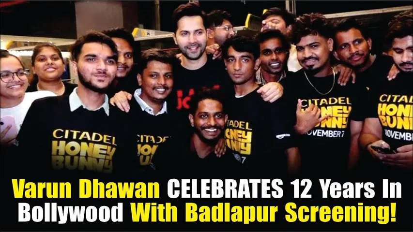 Varun Dhawan CELEBRATES 12 Years In Bollywood With Badlapur Screening! | Varun Dhawan