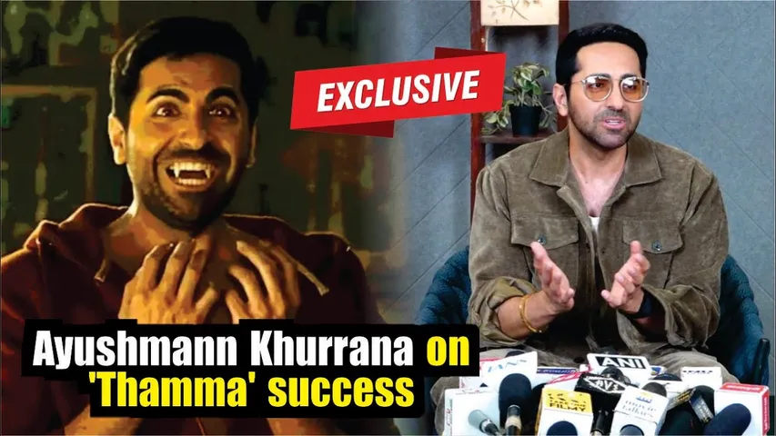 Ayushmann Khurrana Talk About Thamma Success | Ayushmann Khurrana Interview On Success Of Thamma