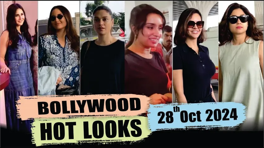 Bollywood Actress Hot Look | Katrina Kaif | Shraddha Kapoor | Aditi Rao Hydari | 28 Oct 2024 | 10 Pm