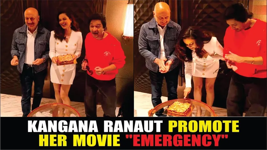 Kangana Ranaut, Anupam Kher & Shreyas Talpade Promote 'Emergency' |  Emergency | Kangana Ranaut