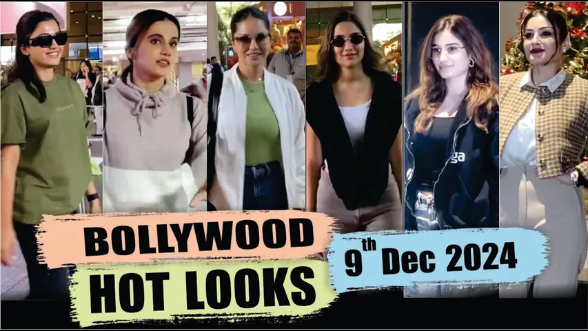 Bollywood Actress Hot Look | Rashmika Mandanna | Taapsee Pannu | Sunny Leone | 9th Dec 2024 | 10 Pm