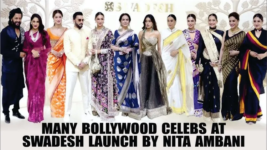 Ranveer, Deepika, Raveena, Karishma, Ananya, Jhanvi, Madhuri & More At Swadesh Launch By Nita Ambani