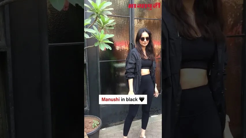 Manushi Chhillar spotted at Pali Village Cafe