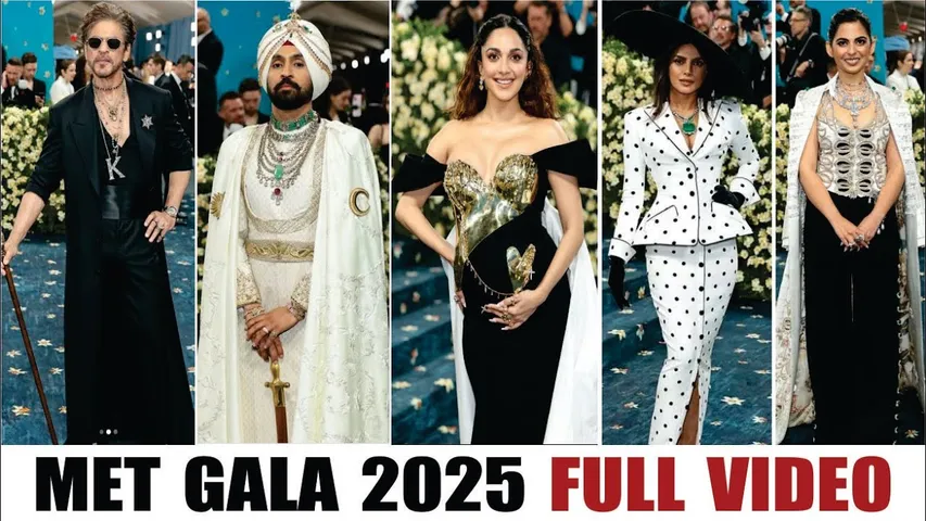 Met Gala 2025 Full Video | Shah Rukh khan | Priyanka Chopra | Diljit Dosanjh | Kiara Advani | Isha