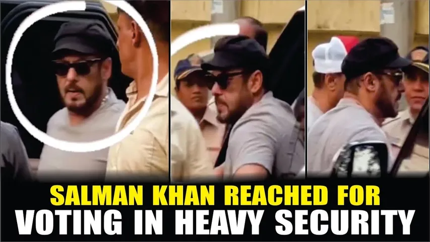Salman Khan cast his votes with Full Tight Security l Salman Khan Security l Salman Khan