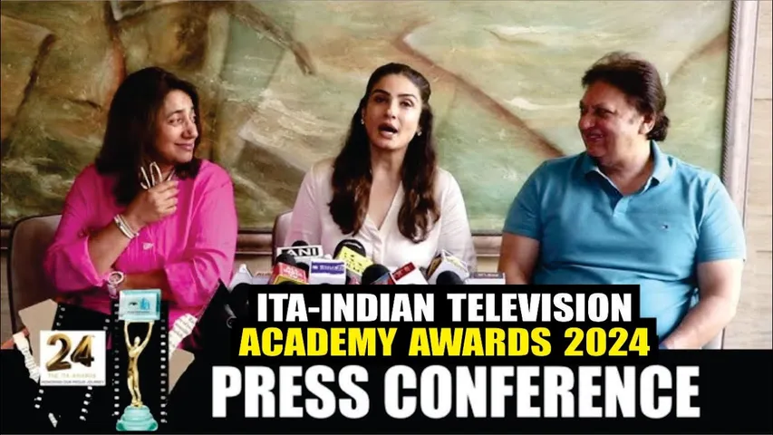 ITA-Indian Television Academy Awards 2024 Press Conference | Raveena Tandon | ANU & SHASHI RANJAN