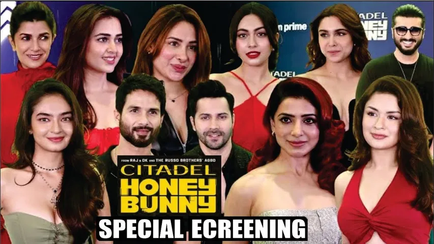 CITADEL Honey Bunny Premier | Varun Dhawan, Samantha, Shahid Kapoor, Aditya Roy,Avneet, Arjun Kapoor