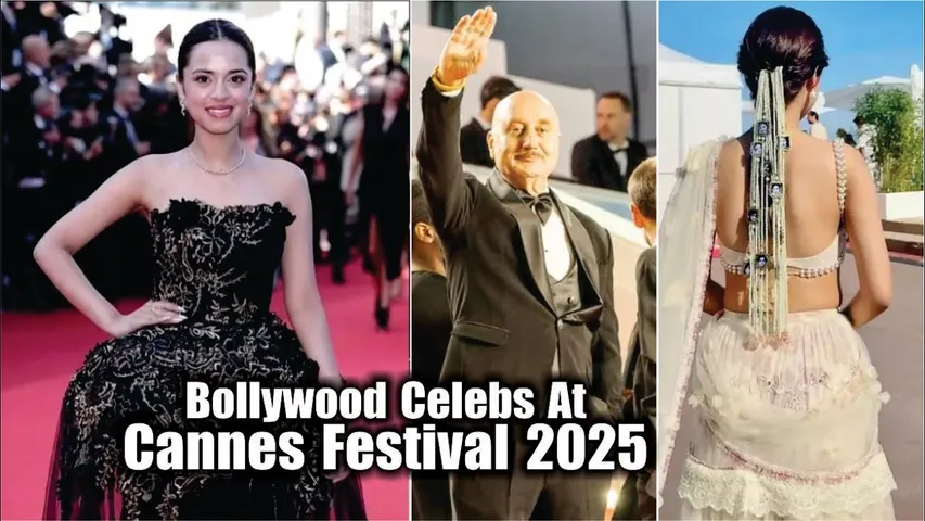 Bollywood Celebs At Cannes Festival 2025 | Nitanshi Goel, Anupam Kher & More Dazzle At Red Carpet