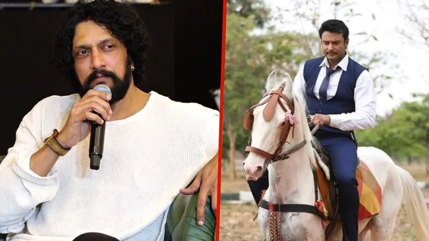 Kiccha sudeep on darshan