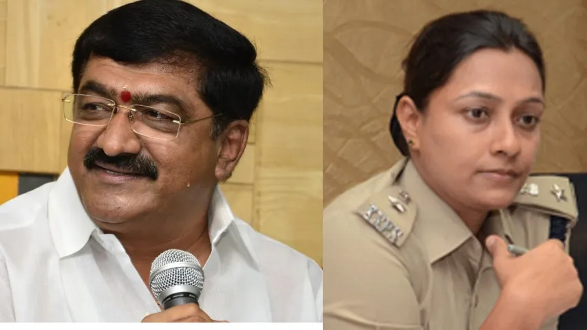 Harihara MLA BP HARISH AND SP UMA