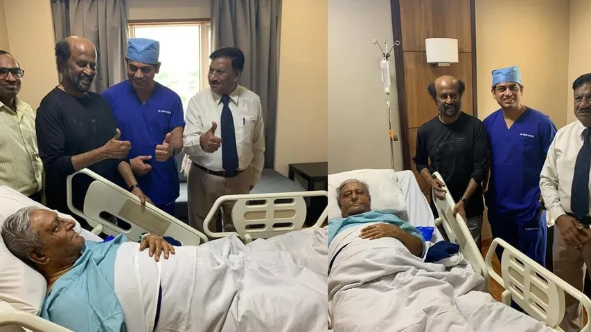 RAJANIKANTH RUSHED TO BANGALORE