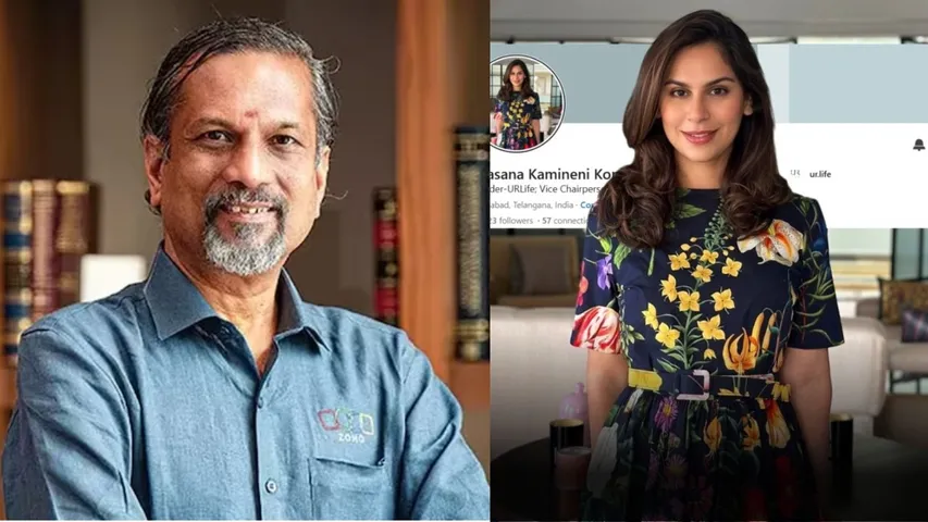 ZOHO FOUNDER SRIDHAR VEMBU AND UPASANA