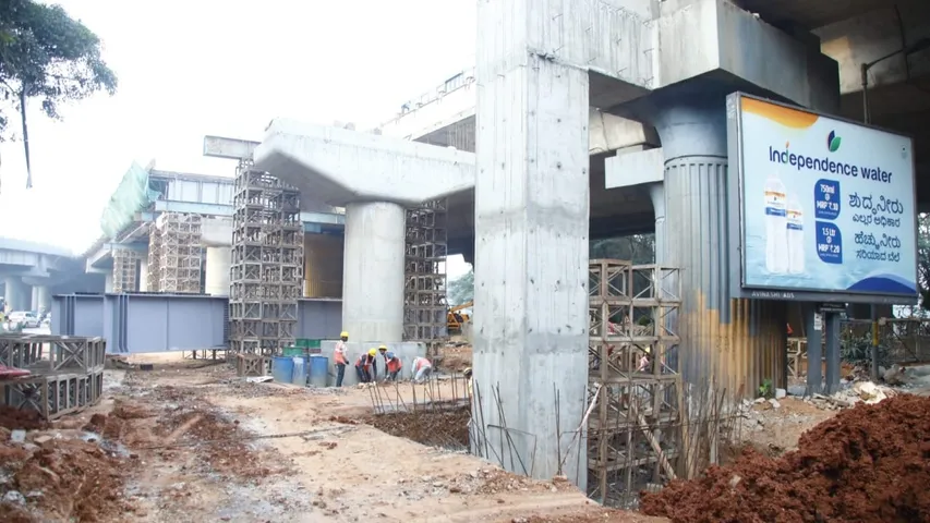 New loop road at Hebbal flyover