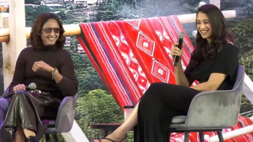 Smriti mandhana first public appearence