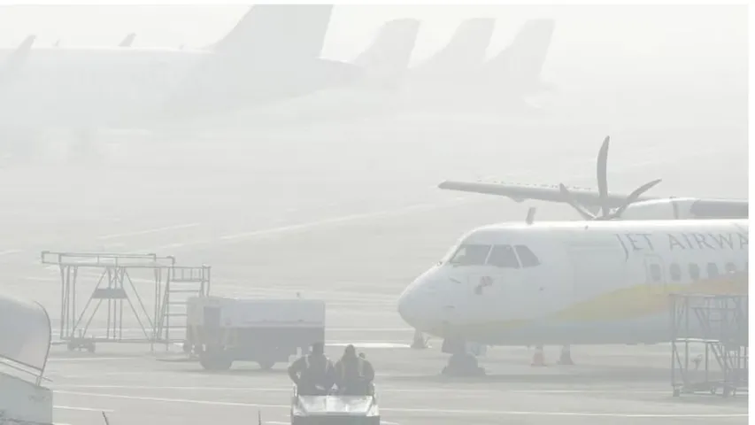 Fog and flight cancellation in delhi