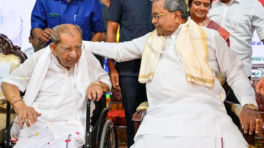 SHAMANURU AND CM SIDDARAMAIAH