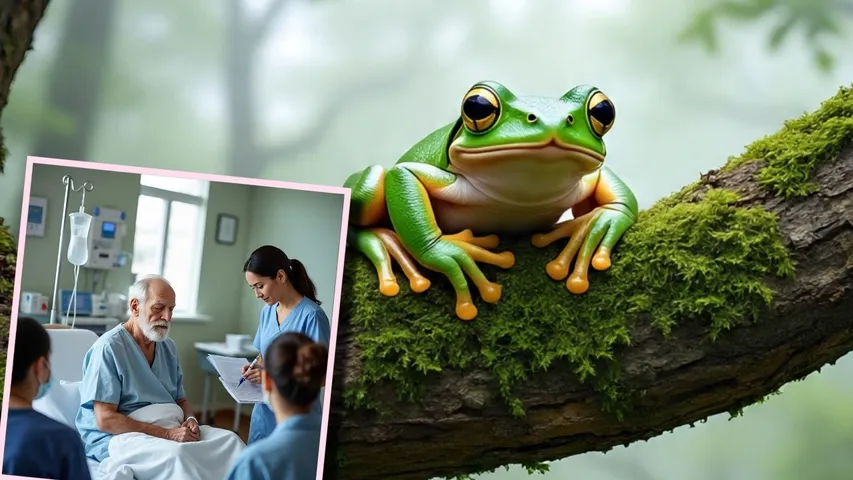 Tree frog and cancer