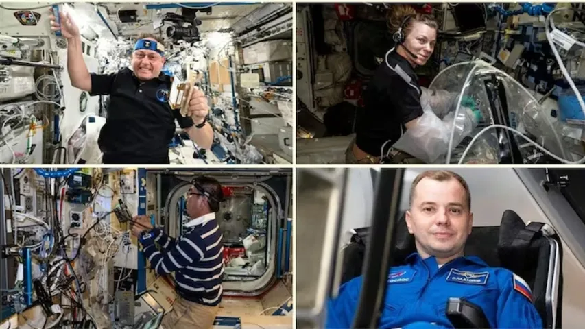 NASA TO EVAUCATE 4 ASTRONAUTS FROM ISS