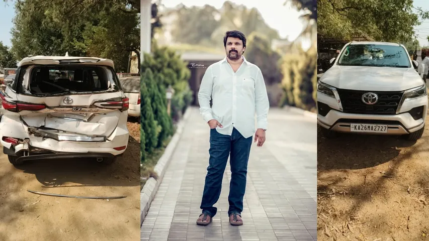 ex minister raju gowda car accident