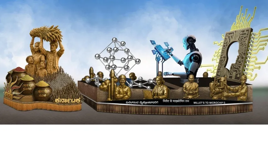 karnataka tabloo in RD PARADE AT DELHI