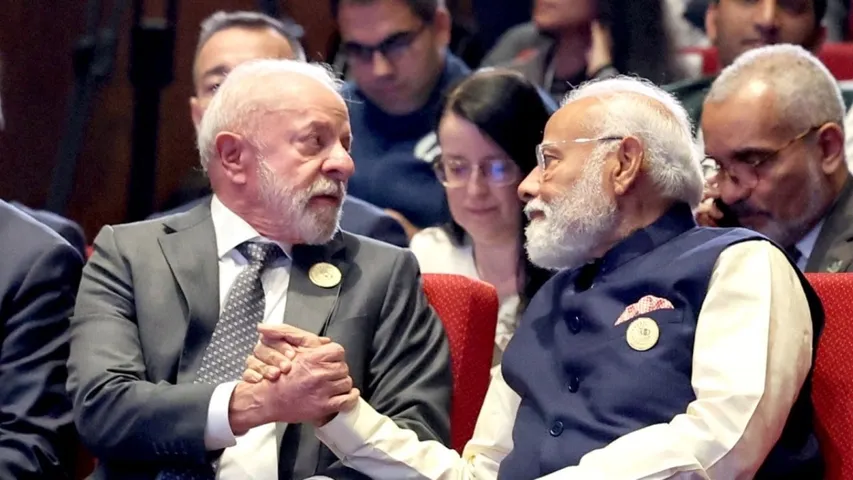 indian PM MODI AND BRAZILIAN PREZ LULA